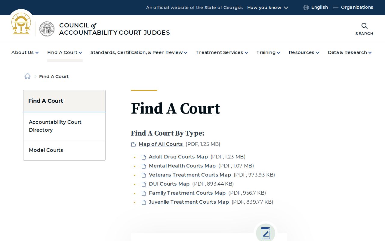 Chattooga County criminal court docket accountability court reference