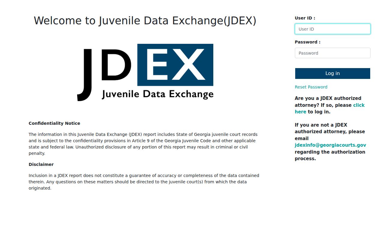 Chattooga County criminal court docket JDEX access reference
