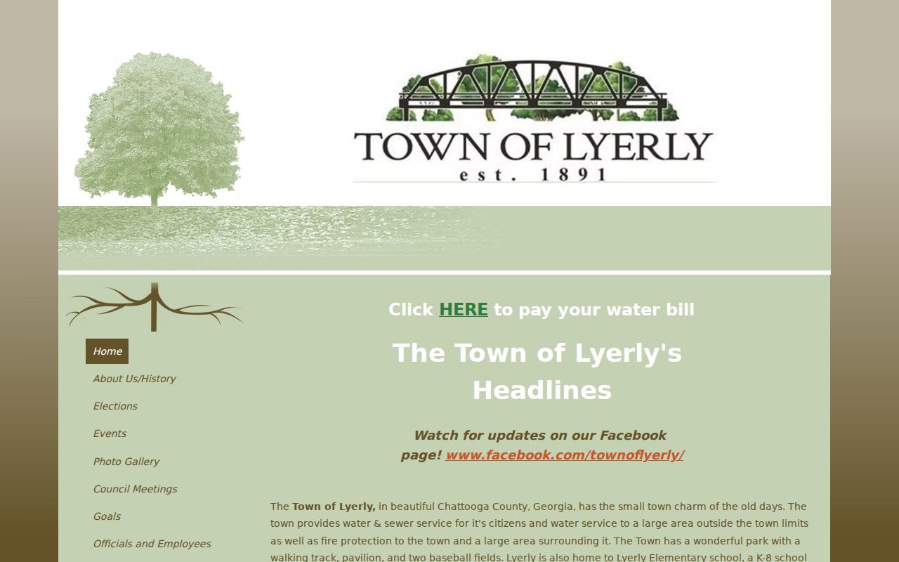 Lyerly court docket official town reference