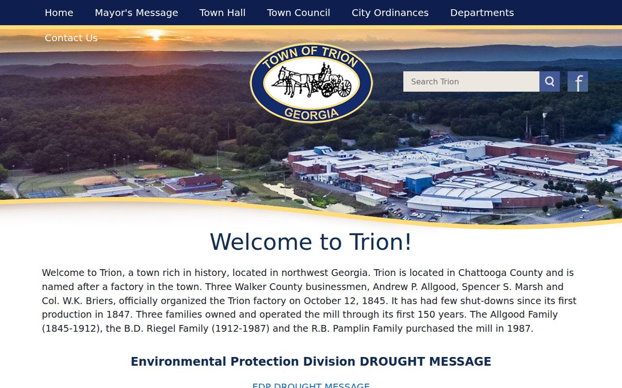 Trion court docket official town reference